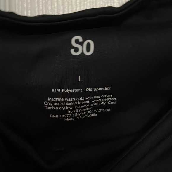 Black ankle length leggings worn once - Picture 3 of 3